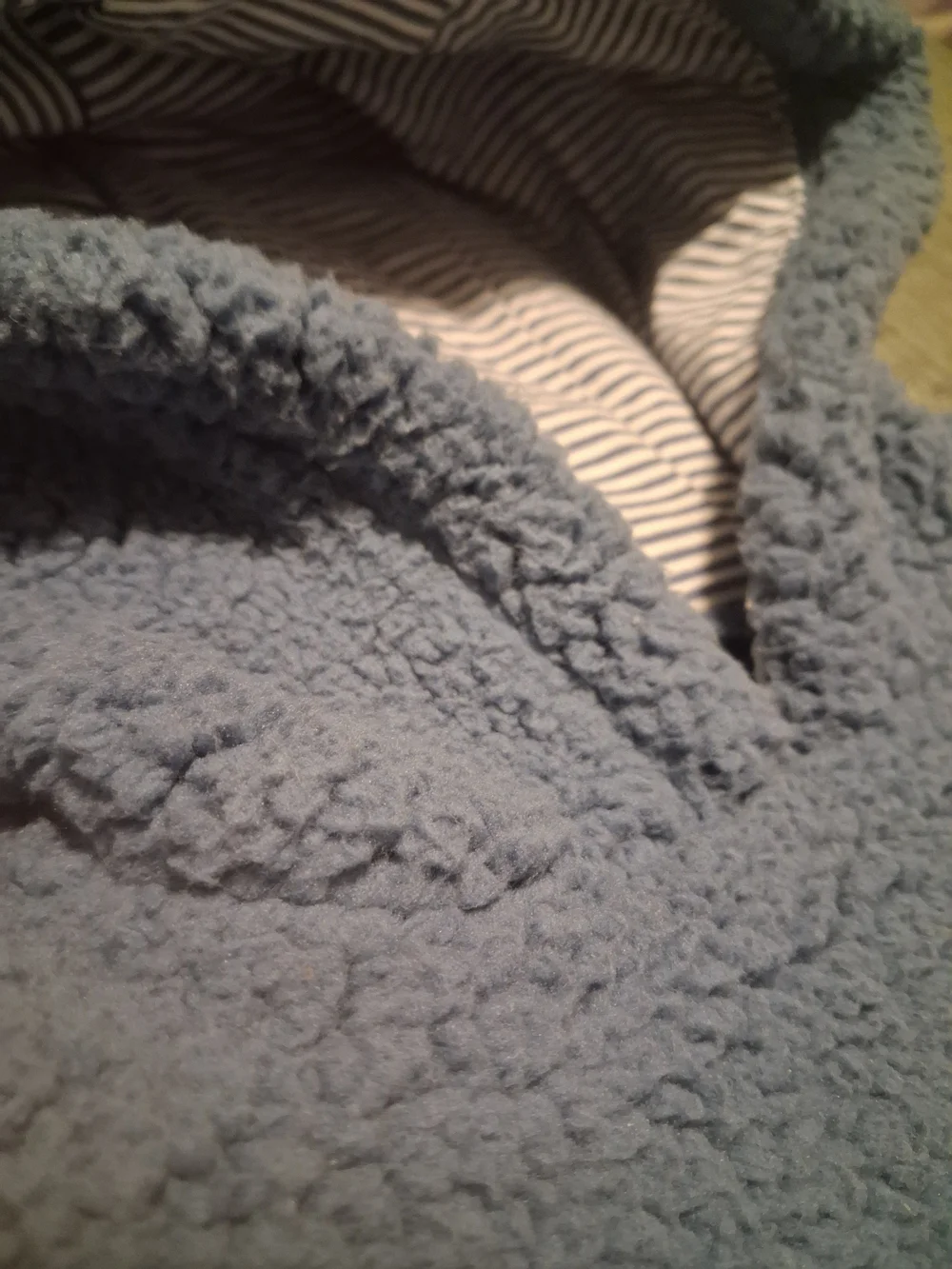 Carter's Light Blue Sherpa Hoodie with Bear Ears